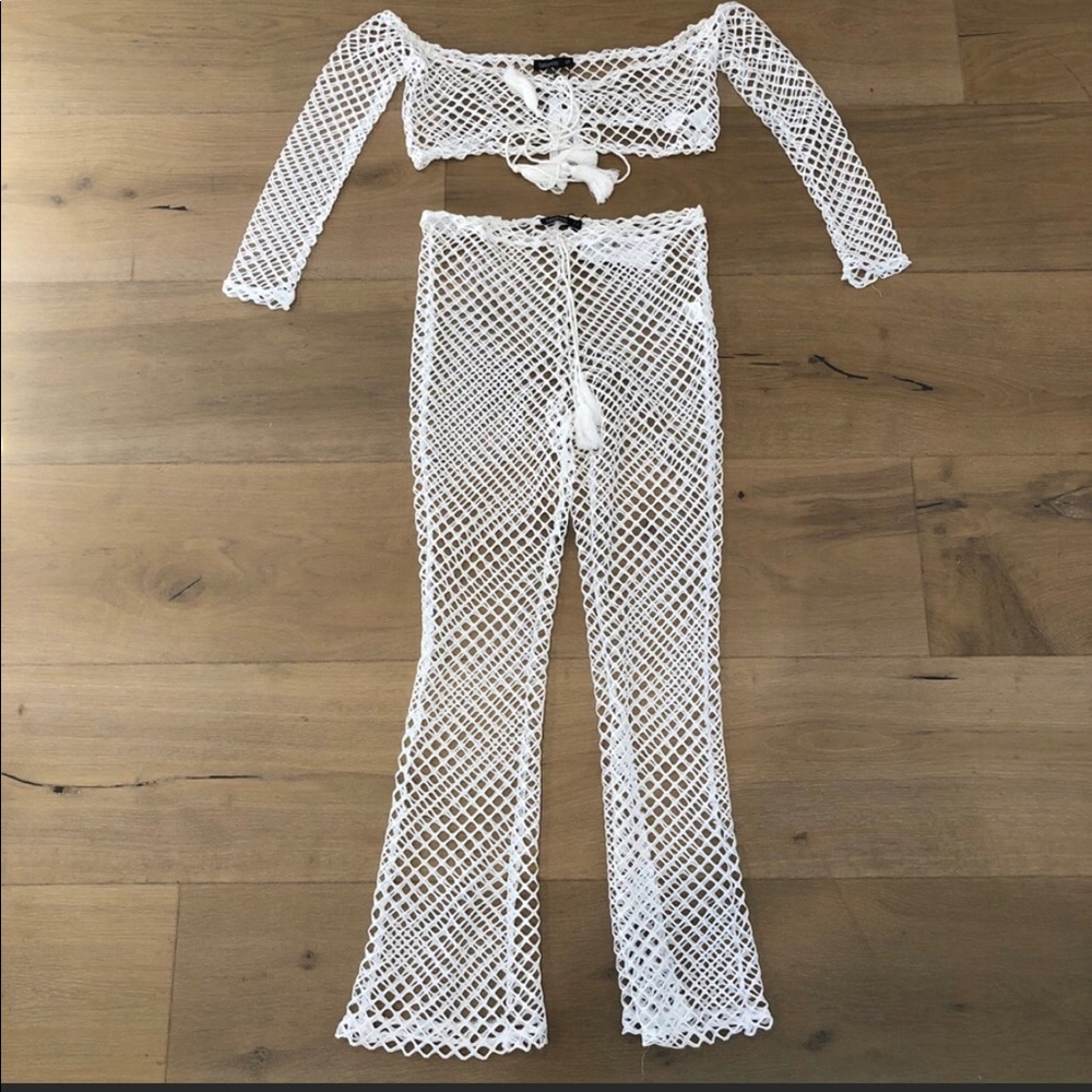 Boohoo bathing suit coverup